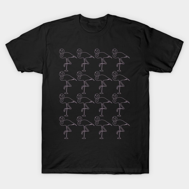 Flamingos flamingo T-Shirt by Johnny_Sk3tch